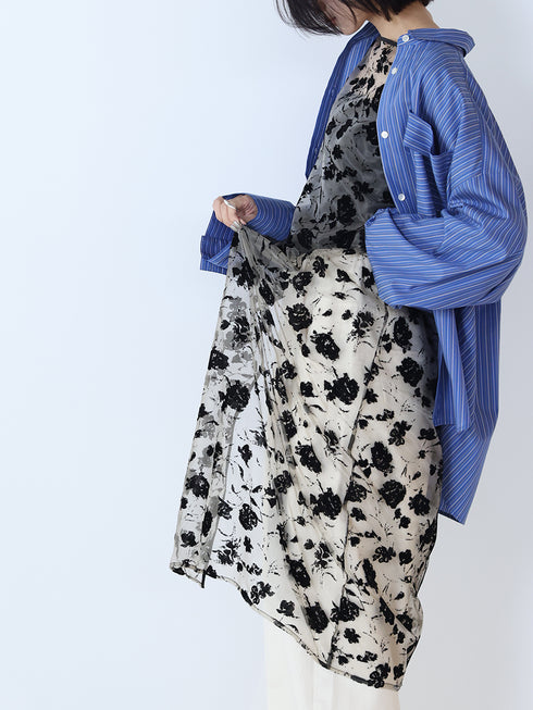 フロッキーオーガンジーシアーワンピース /5246-515NH