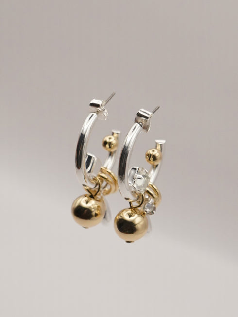 【 予約:6月上旬 】ジングルフープピアス /0063-732SH