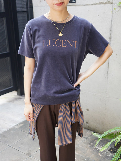 ¨LUCENT¨プリントベロアTEE / 8464-155KK