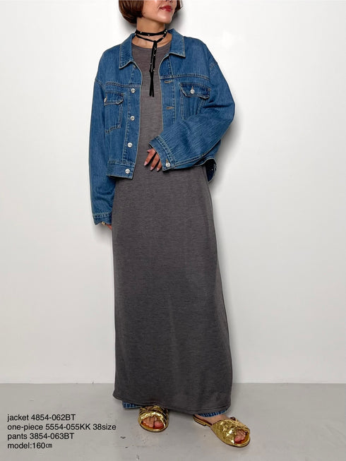 ワイドデニムJK /4854-062BT