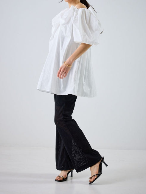 【 予約:4月下旬 】2WAYオフショルブラウス /M262-13055