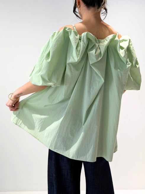 【 予約:4月下旬 】2WAYオフショルブラウス /M262-13055