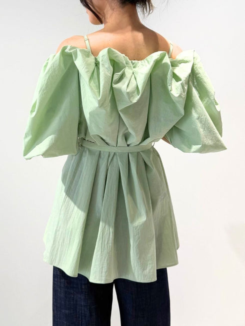 【 予約:4月下旬 】2WAYオフショルブラウス /M262-13055