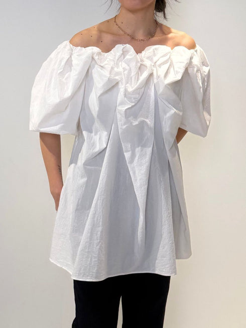 【 予約:4月下旬 】2WAYオフショルブラウス /M262-13055