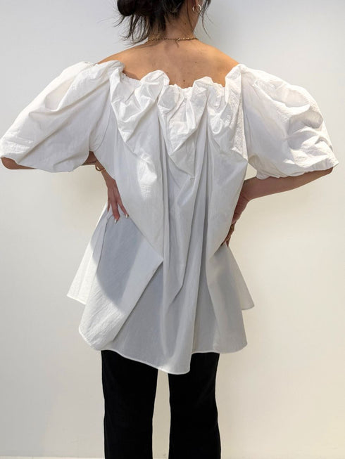 【 予約:4月下旬 】2WAYオフショルブラウス /M262-13055