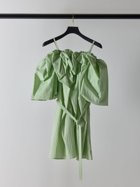 【 予約:4月下旬 】2WAYオフショルブラウス /M262-13055