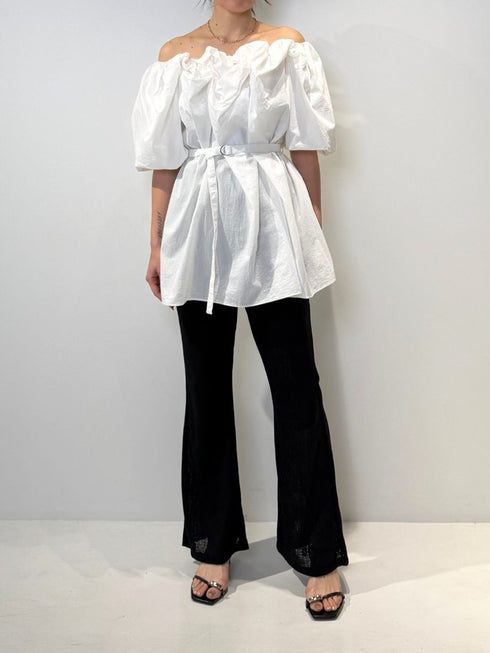 【 予約:4月下旬 】2WAYオフショルブラウス /M262-13055