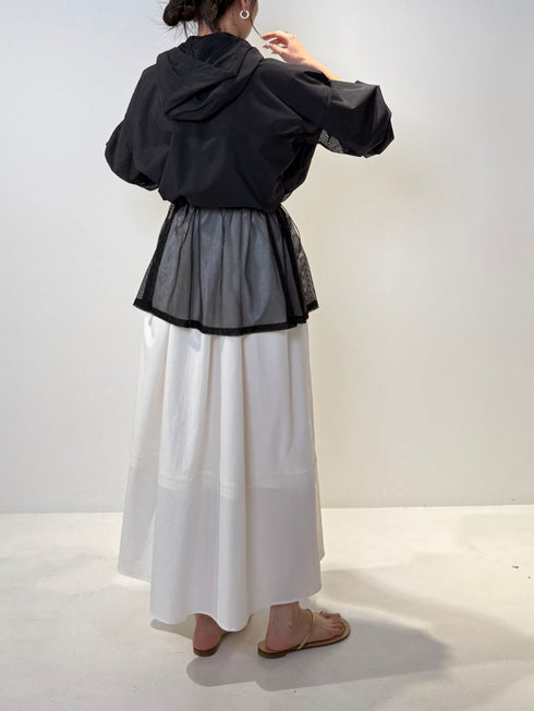 【 予約:4月下旬 】シアーUVカットパーカー /M262-43053