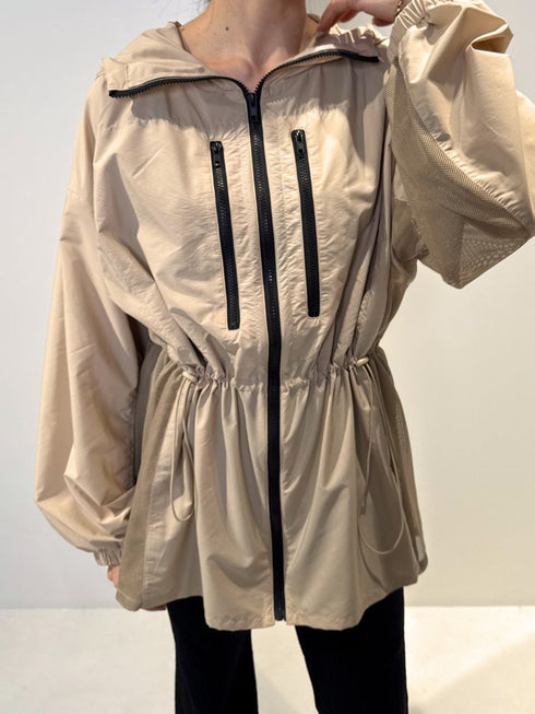 【 予約:4月下旬 】シアーUVカットパーカー /M262-43053