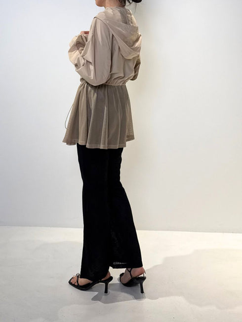 【 予約:4月下旬 】シアーUVカットパーカー /M262-43053