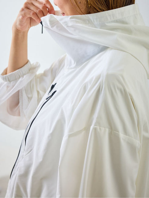 【 予約:4月下旬 】シアーUVカットパーカー /M262-43053