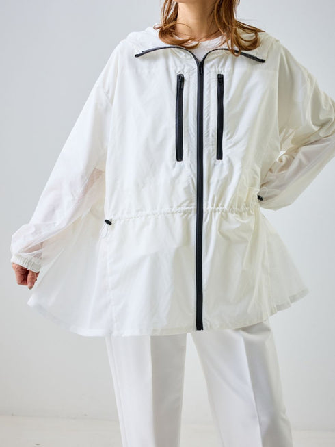 【 予約:4月下旬 】シアーUVカットパーカー /M262-43053