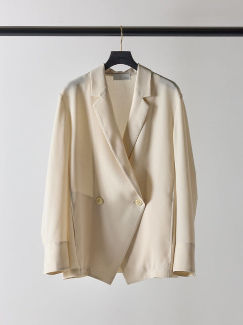 【 予約:4月下旬 】シアーテーラードシャツJK /M262-48051