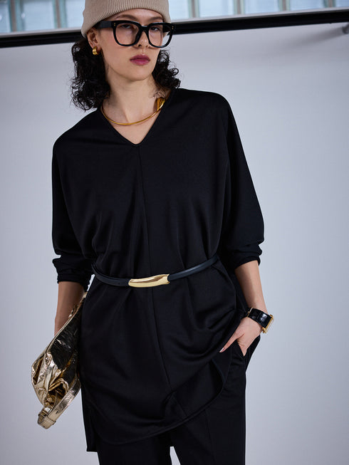 メタルプレートエコレザーベルト /M254-00060