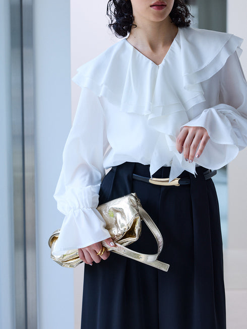 メタルプレートエコレザーベルト /M254-00060