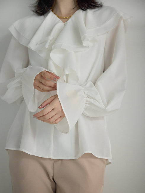 ラッフルブラウス /M254-13045