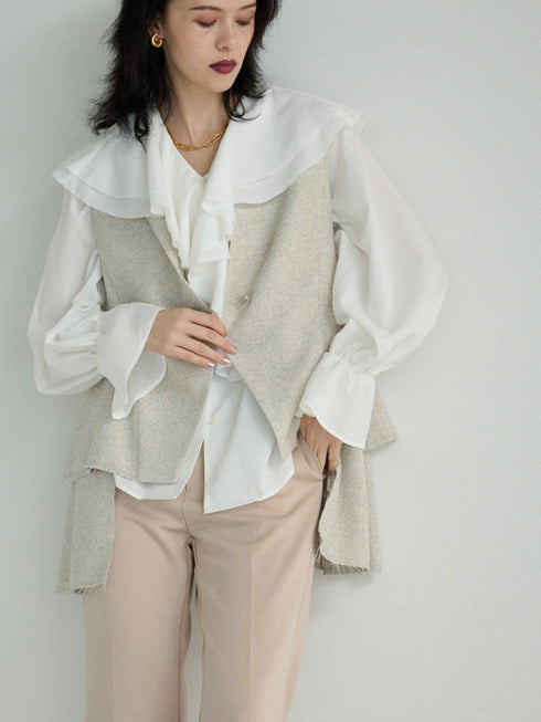 ラッフルブラウス /M254-13045