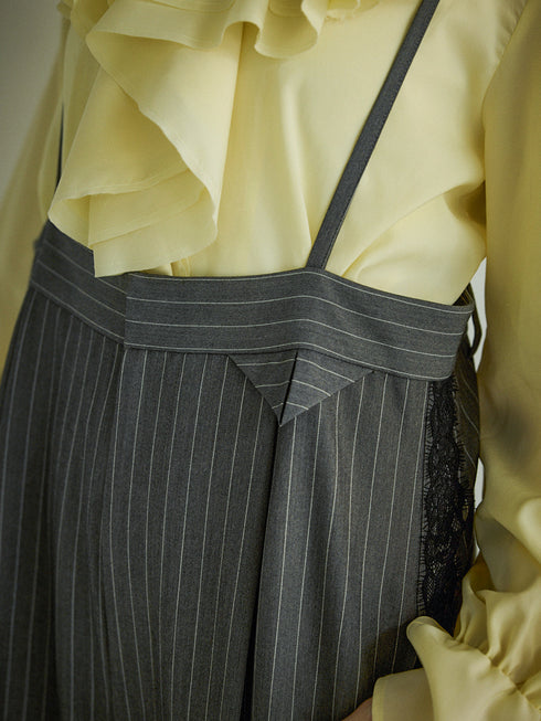 ハイウエストサロペット /M254-33043