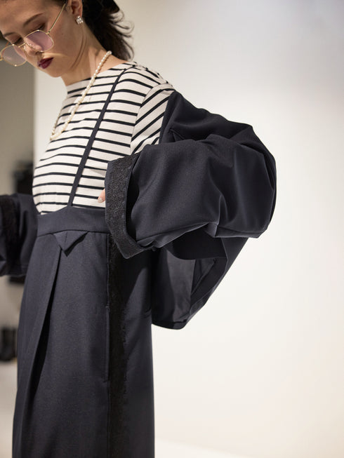 ボーダーフリルスリーブTOPS /M254-83047