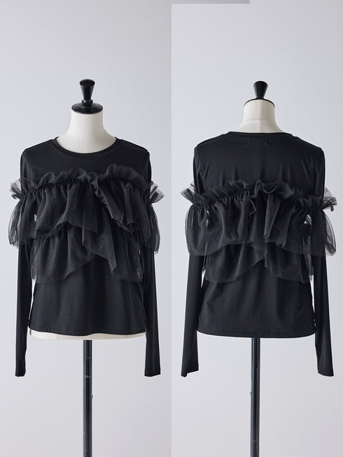 マルチWAYチュールフリルTOPS /M254-83052