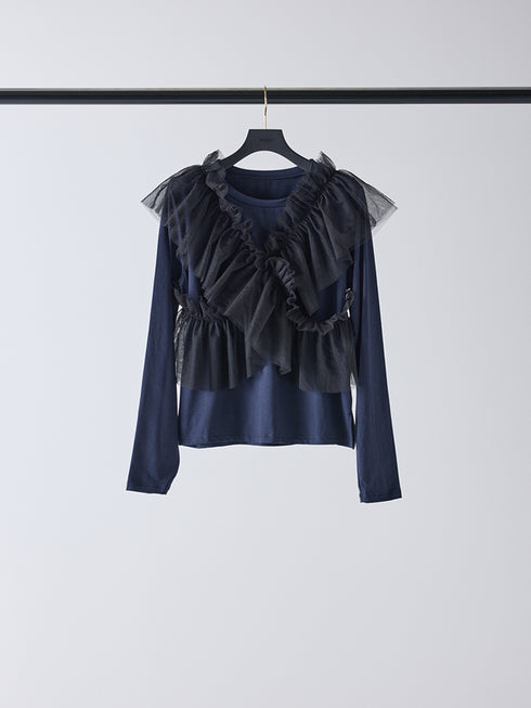 マルチWAYチュールフリルTOPS /M254-83052