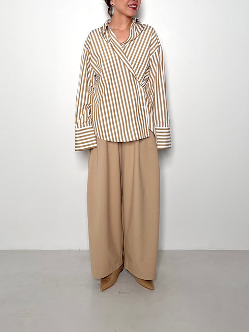 2WAYストライププリントSH /1555-218KK