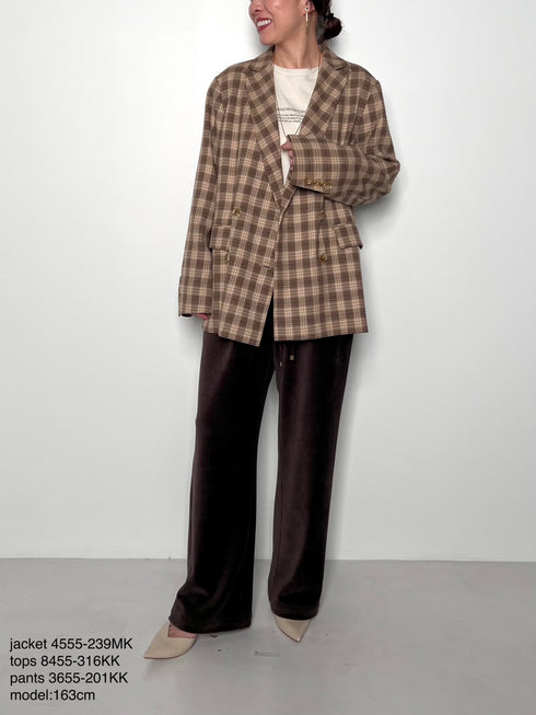 チェックダブルJK/4555-239MK