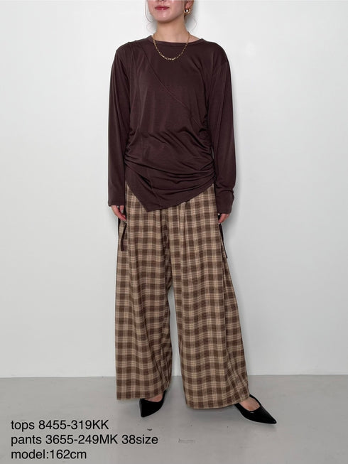 チェックサイドタックPT/3655-249MK