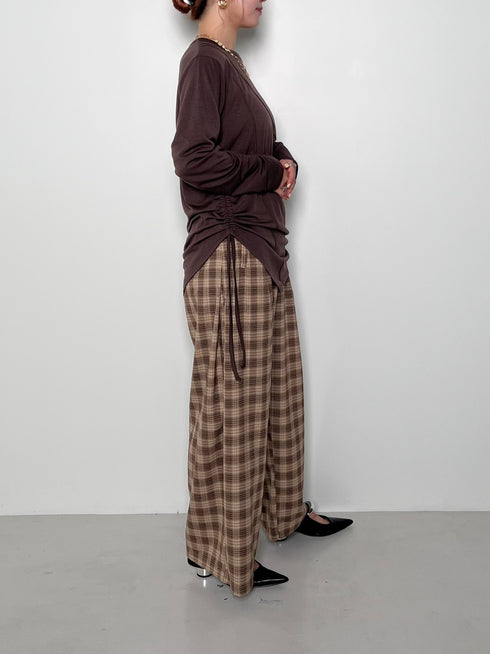 チェックサイドタックPT/3655-249MK