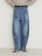 CURVED SEAM DENIM PT【40size】 / Y234-31041-5