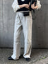 HIGH RISE TUCK WIDE PANTS【 40size 】 / L-GRAY /Y252-31067
