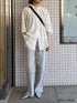 HIGH RISE TUCK WIDE PANTS【 40size 】 / L-GRAY /Y252-31067