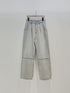 HIGH RISE TUCK WIDE PANTS【 40size 】 / L-GRAY /Y252-31067