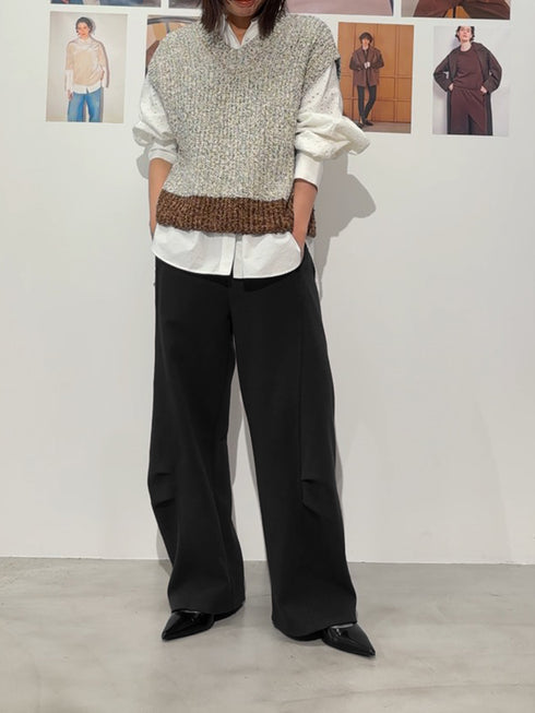 KNEE TUCK SWEAT PT /Y253-31078