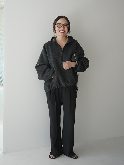 【 予約:12月上旬 】SIDE SLIT SLACKS /Y263-31107-3