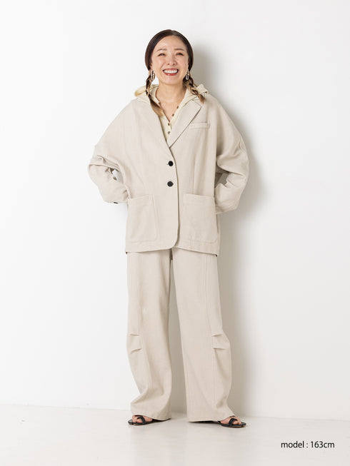 【 予約:8月中旬 】FADED JERSEY JACKET /Y263-41091