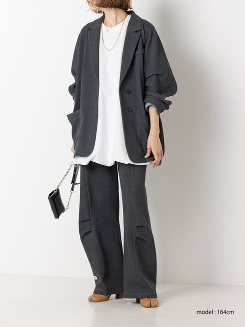 【 予約:8月中旬 】FADED JERSEY JACKET /Y263-41091