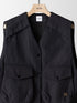 【 予約:9月中旬 】PUFFY MILITARY VEST /Y263-42094