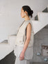 PUFFY MILITARY VEST /Y263-42094