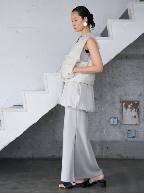 【 予約:9月中旬 】PUFFY MILITARY VEST /Y263-42094