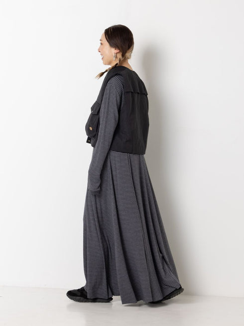 【 予約:9月中旬 】PUFFY MILITARY VEST /Y263-42094