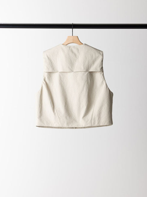 【 予約:9月中旬 】PUFFY MILITARY VEST /Y263-42094