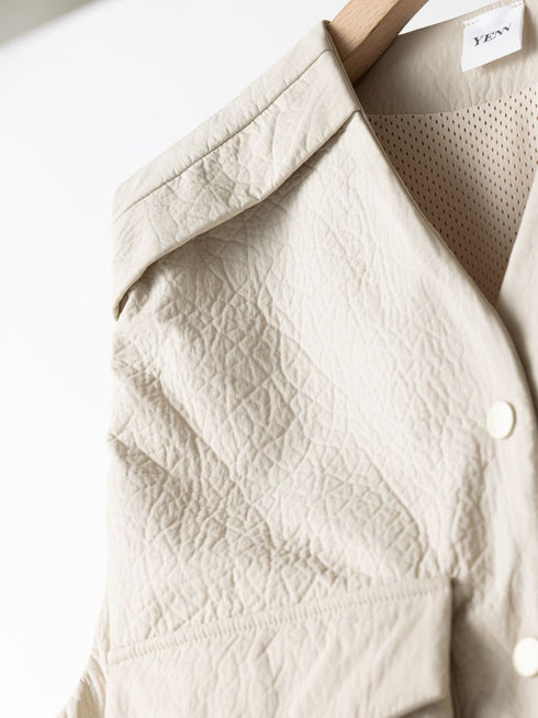 【 予約:9月中旬 】PUFFY MILITARY VEST /Y263-42094