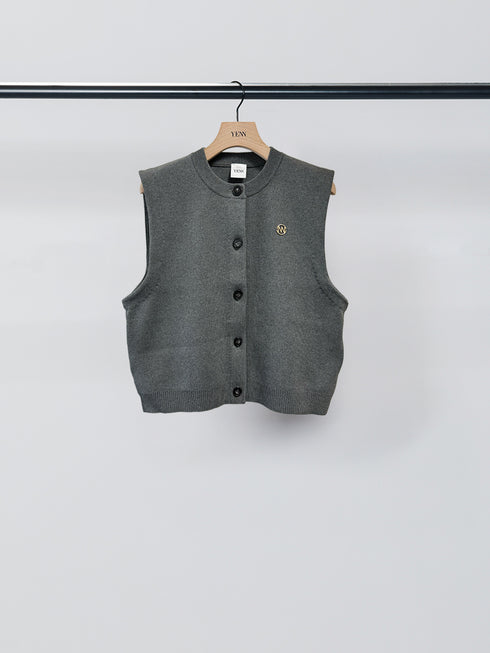 【 予約:5月中旬 】【 限定 】DOUBLE FACE KNIT VEST / Y242-91036-6