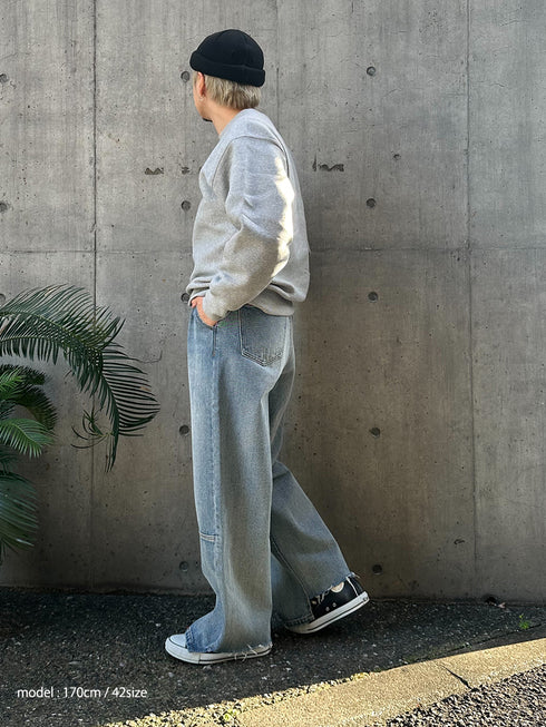 【 予約:2月上旬 】HIGH RISE TUCK WIDE PT /Y253-31101-3