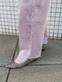 【 予約:4月上旬】HIGH RISE TUCK WIDE PANTS / PINK /Y252-31064-4