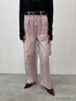 【 予約:4月上旬】HIGH RISE TUCK WIDE PANTS / PINK /Y252-31064-4