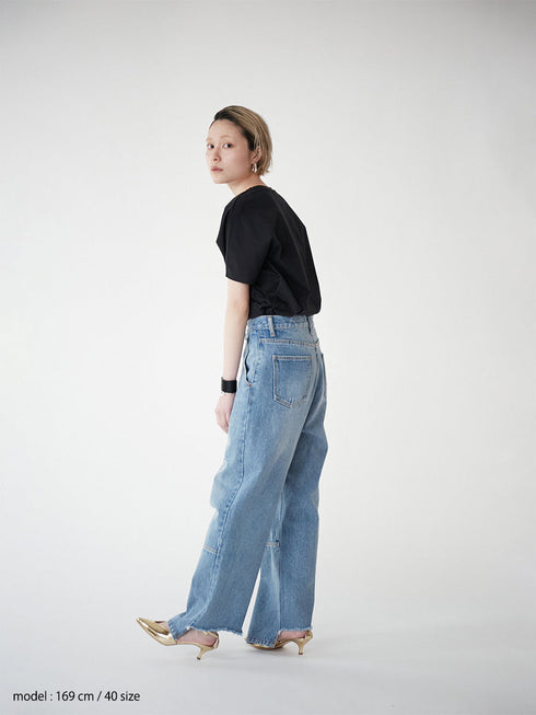 【 予約:2月上旬 】HIGH RISE TUCK WIDE PT /Y253-31101-3