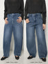 SIDE PLEATED DENIM PANTS / Y243-31045