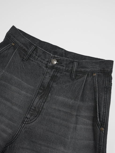 CURVED SEAM DENIM PT / GRAY / Y243-31082